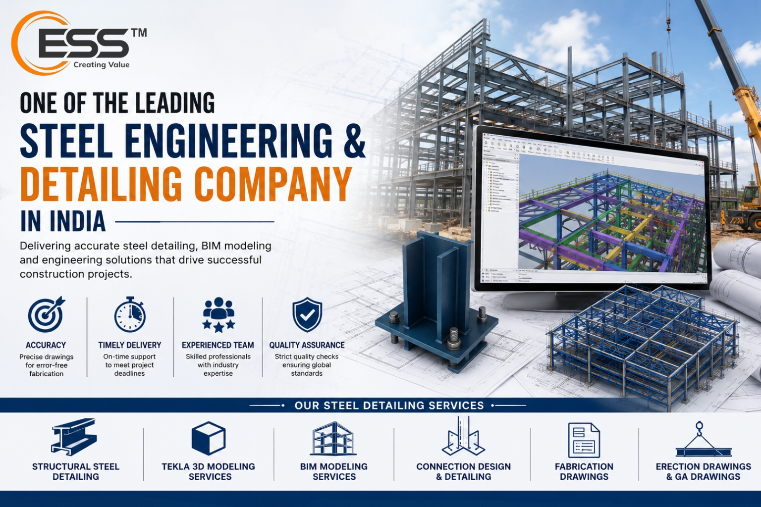One of the Leading Steel Engineering & Detailing Companies in India